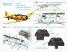 Quinta Studio QD48228 T-6G 3D-Printed & coloured Interior on decal paper (Italeri) 1/48